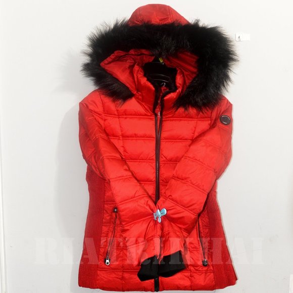 Nautica Womens Faux Fur Trim Hooded Midweight Puffer Jacket - Picture 4 of 12